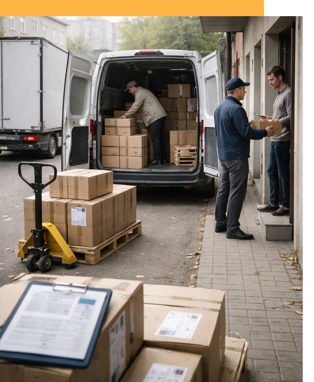Доставка грузов от двери до двери с таможней от 48123 руб.
