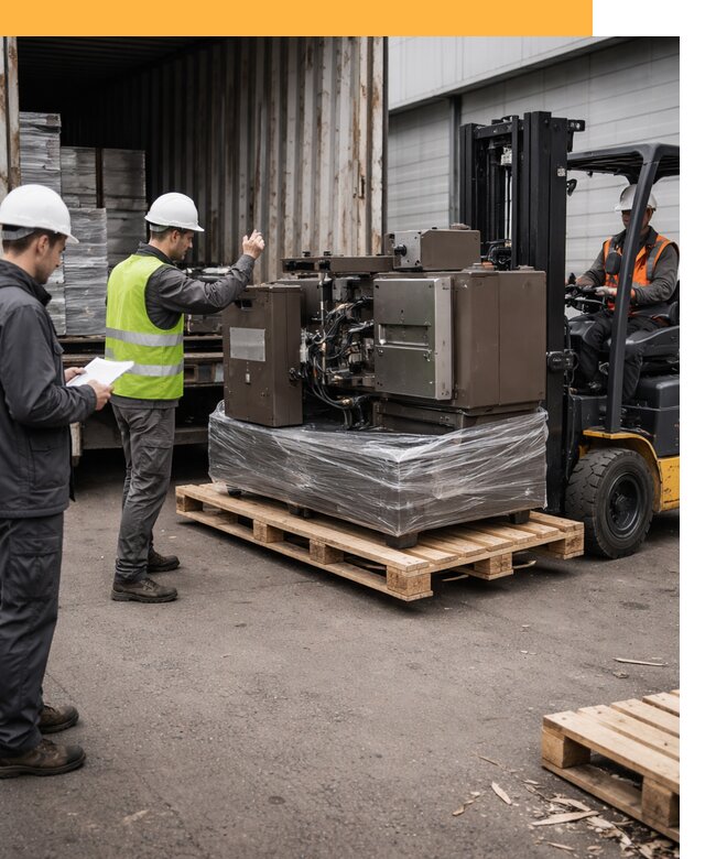 Доставка промышленного оборудования из Европы от 48123