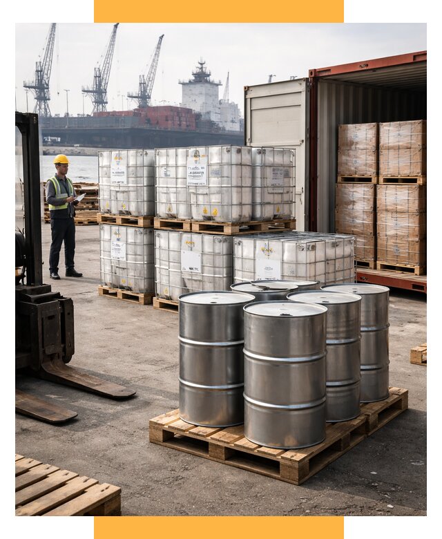 Доставка химического сырья из Индии от 267350 р. | СетСервис-Ксл