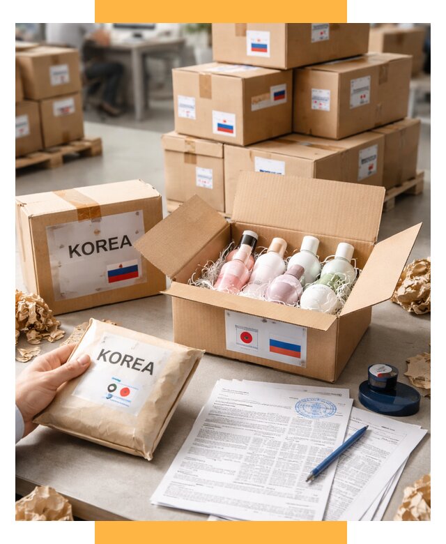 Доставка косметики из Кореи от 9090 р. под ключ | СетСервис-Ксл