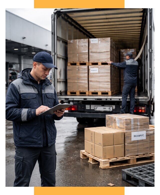 Доставка грузов из Беларуси от 16041 р. логистика СетСервис-Ксл