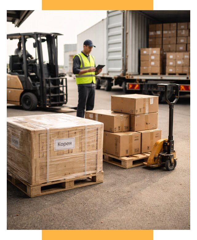 Доставка грузов в Корею из России от 37429 р. | СетСервис-Ксл