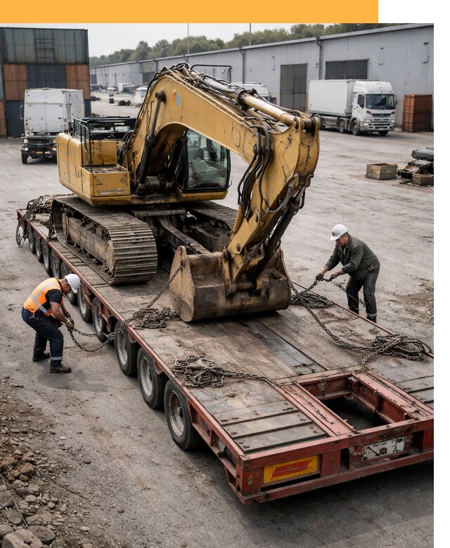 Перевозка спецтехники по России и миру от 48123 руб