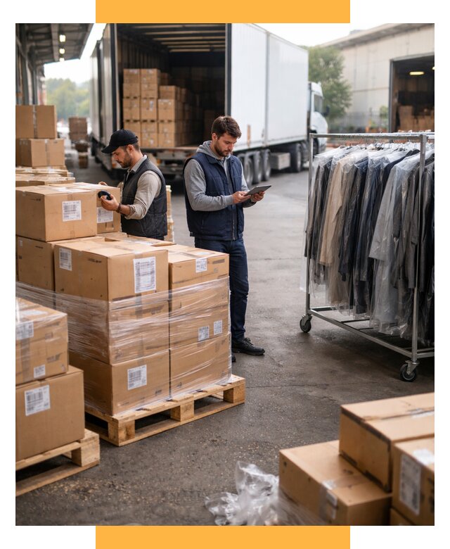 Перевозка и доставка одежды из Китая от 8021 р., СетСервис-Ксл