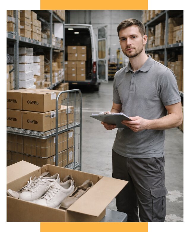 Доставка обуви из Китая и Турции от 4812 р. СетСервис-Ксл