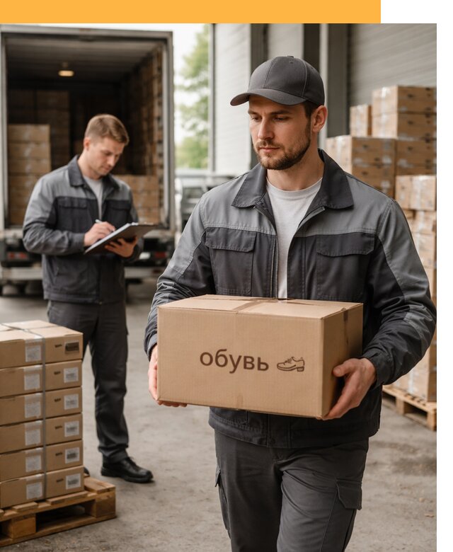 Международная перевозка обуви с таможенным оформлением от 4812