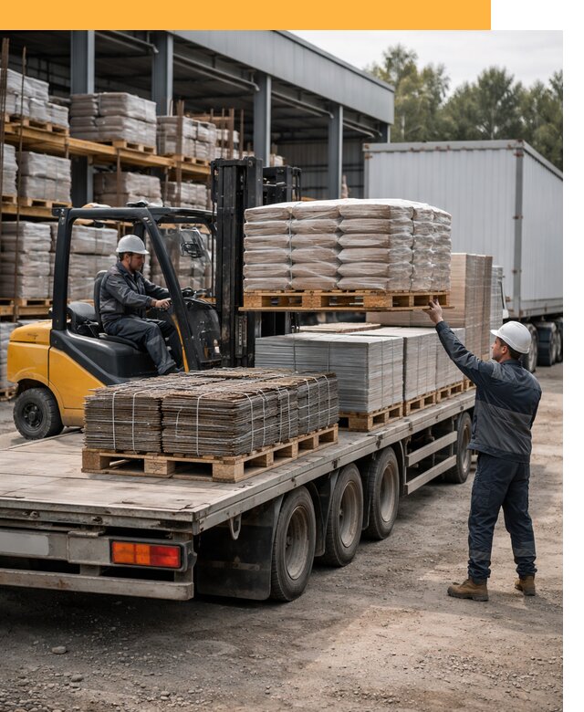 Перевозка строительных материалов по миру от 5882 руб