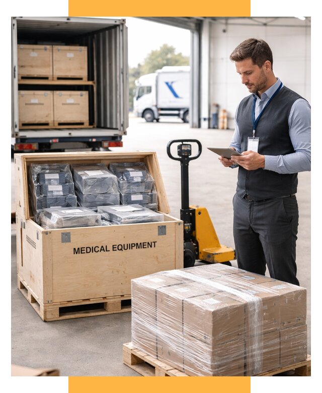 Перевозка медицинского оборудования от 16041 р. в СетСервис-Ксл