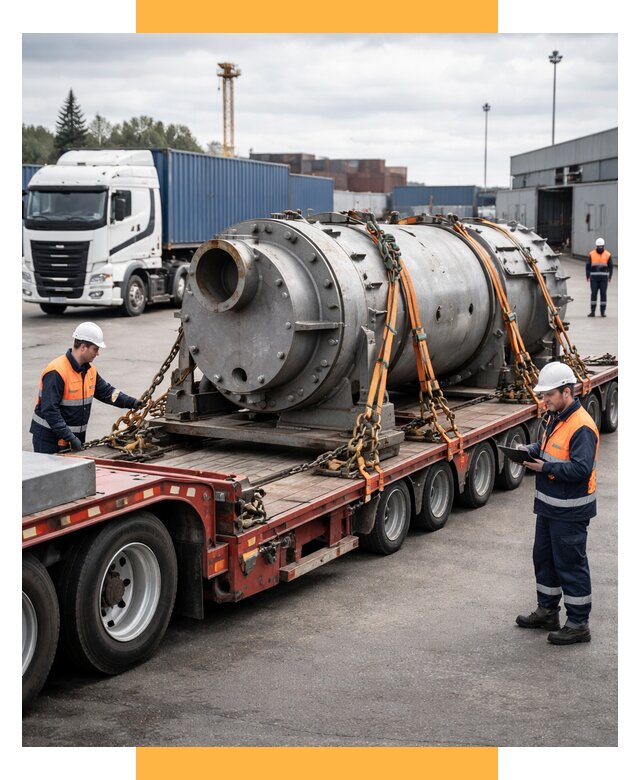 Перевозка тяжеловесных грузов под ключ от 160410 р. | СетСервис-Ксл