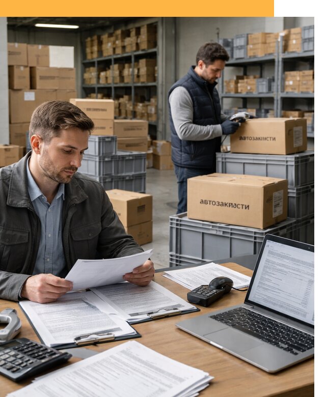 Таможенное оформление автозапчастей по выгодным тарифам от 9090