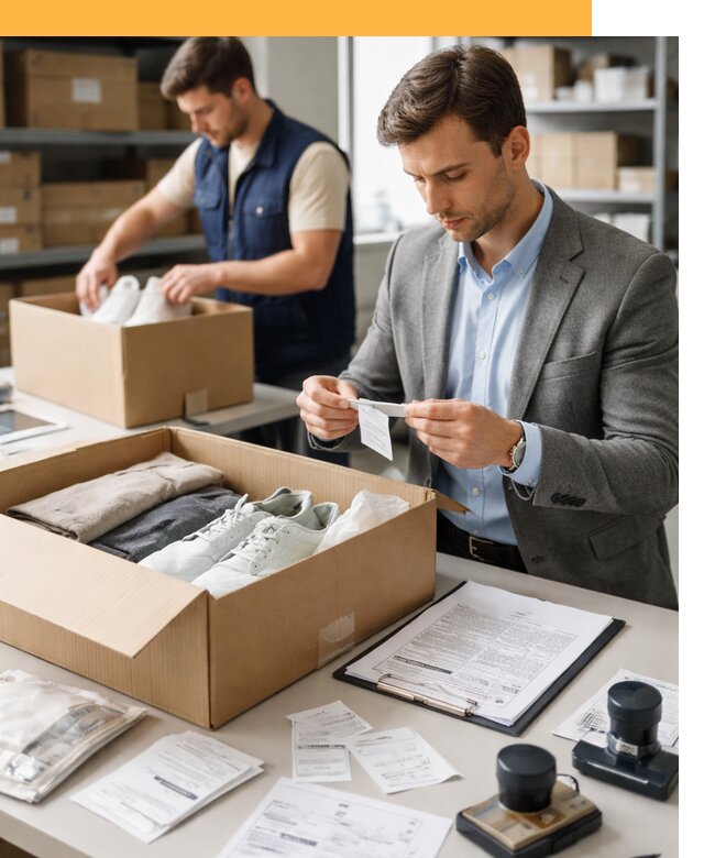 Таможенное оформление одежды и обуви по выгодной цене от 6951 руб