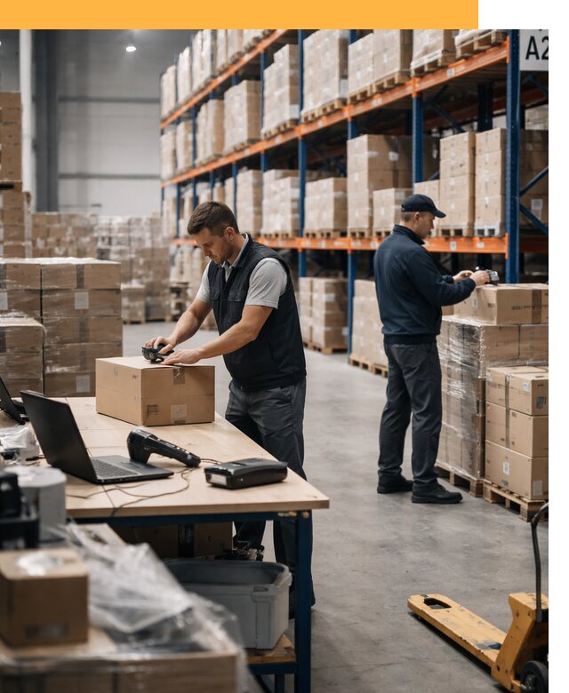 Склад консолидации в Европе: хранение, сортировка от 6951